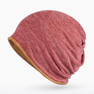 China 2023 Newest Custom Multicolor Acrylic Hood Pleat Adult Warm Benny Hats Pleat Sombrero Knitted Beanies Hat for sale