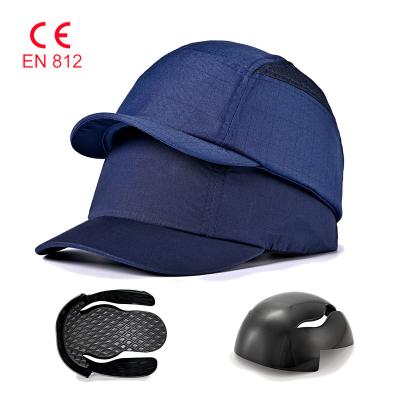 China New Comfortable Custom Lightweight Bump Cap Safety Reflective Removable Insert Sports Protective Cap ABS Shell Baseball EN 812 Bump Cap for sale