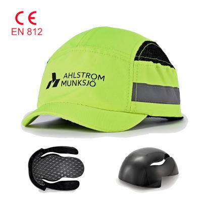 China Wholesale Comfortable Breathable Helmet Safety Helmet Wholesale Mesh Design Cotton Bump Hat Lightweight EN 812 Baseball Reflective Bump Hat for sale