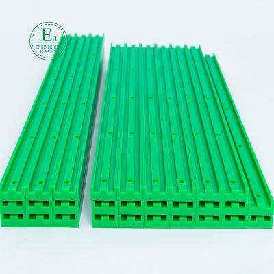 China Plastic wear-resistant guide strip nylon guide groove CNC Machining Parts Te koop