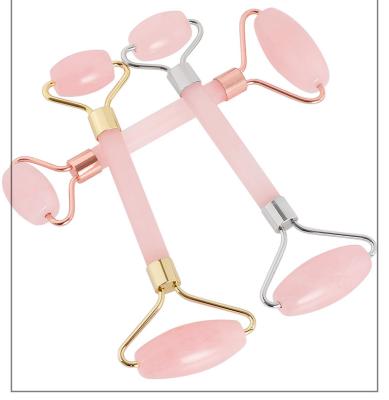 China 2020 Hot Selling Royal Face Massage Roller High Quality Eye Rose Quartz Jade Facial Roller for sale