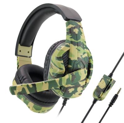 China Headband Low Cost PC Wired Camouflage Gaming Headphones Cheap Gaming Headsets Game For PS4 Xbox One for sale