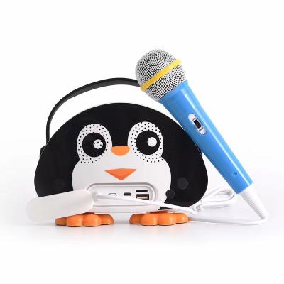 China Blue Tooth Karaoke Machine Wireless Kids Karaoke Machine Kids Speaker Blue Speaker With Microphone Radio for sale