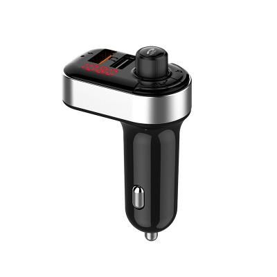 China Dual USB Stereo Charging Handsfree Charger Car MP3 Player Car Kit With Phone Wireless Bluetooth Fm Transmitter Audio Modulator For Car for sale