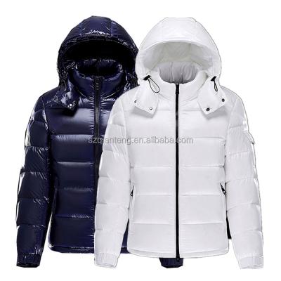 China Breathable High Quality Custom Down Jacket Waterproof Good Performance Goose Jacket Men's Shipping Stripper Jacket for sale