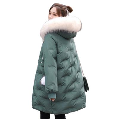 China Classic Stripper Jacket Fashion Design Breathable Female Warm Striper Jacket Winter Outwear Down Coat Casual Jacket for sale