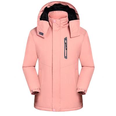 China Winter Waterproof Women's Winter Ski Jacket Outdoor Sports Waterproof Insulated Down Windproof Warm Jacket Long for sale