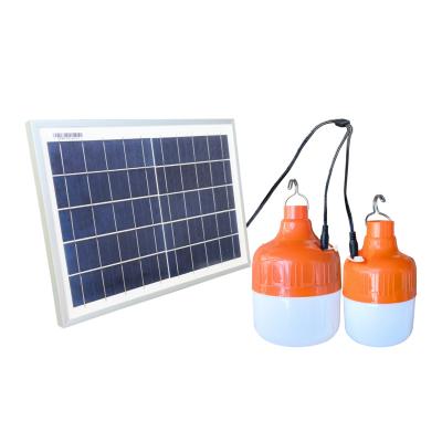 China Portable 10W solar panel and two lights system energy storage during the day and night lighting for mobile phone charging for sale