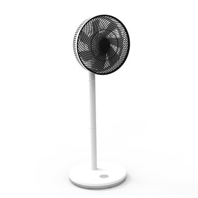 China Cool Electric High Speed ​​Fan Pedestal Fan Digital Remote Control Floor 12 Blades DC Motor 7 Inch In Stock for sale