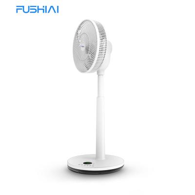 China Latest 12 Inch Hotel FUSHIAI FSA-888 Custom Telescopic DC USB DC Home Appliance Desktop Silent Fan Stand Fan for sale