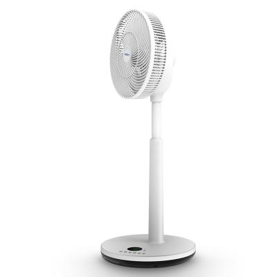 China Brushless DC Motor Factory Wholesales Powerful DC Fan Portable Plastic Electric Brushless Pedestal 12Volt Air Circulation Brushless DC Electric Stand Fan for sale