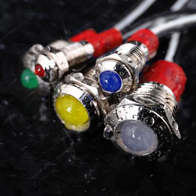 China 16 19 22mm stainless steel hbgq series signal lamp waterproof ip67 screw terminal led indicator light for sale