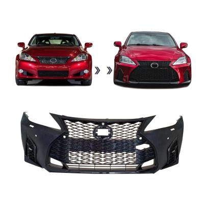 China Factory wholesale PP+ABS+IRON for body kit for Lexus 2006-2012 IS upgrade to Lexus IS front bumper 2021 most popular for sale