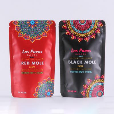 China Empaque Biodegradable Moisture Proof Sustainable Plastic Food Packaging Packaging Coffee Green Tea Ziplock Bag for sale