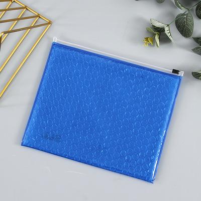 China Makeup Tools Moistureproof Kraft Paper Bubble Bag Ziplock Plastic Cushioning Zipper Packaging Bubble Bag Small For Christmas Gift for sale