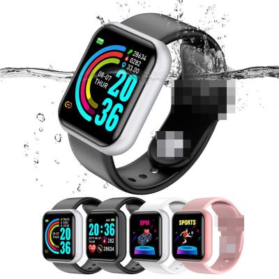 China BT Fitness Tracker Blood Pressure Monitoring Smart Band Smartwatches Men Wristband Y68 Waterproof Smart Watch D20 for sale