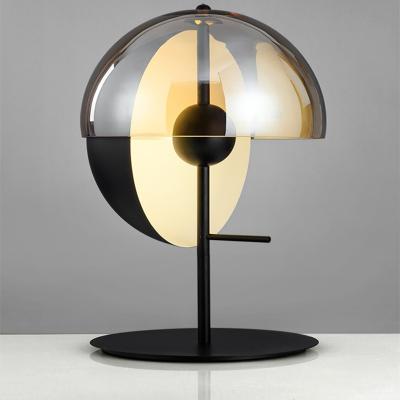 China Amazon success modern bedside table light designer iron desk table lamp stained glass table lamp for sale