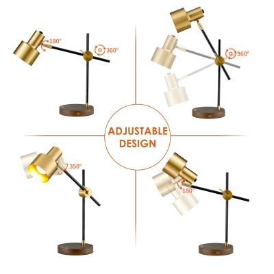 China Modern Eco-friendly USB Ports Bedroom Table Fill Lamps And Reading Lamps Touch Lighting Study Led Bedroom Table Lamp for sale