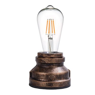 China Industrial Vintage Table Lamp Included One Edison Light Table Rechargeable Small Table Lamps for sale