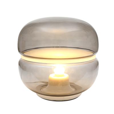 China Modern Home Living Room Hotel Bedroom Fancy Decor Desk Table Light Alabaster Glass Table Light Modern Home Lamp for sale