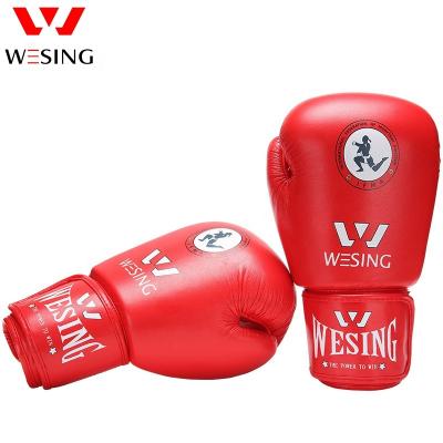 China Wesing Muay Universal Custom Thai Gloves IFMA Approved Leather Muay Thai Boxing Gloves for sale