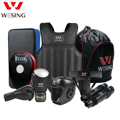 China Please check the detail page Wesing Logo Sanda Equipment Chest Protectors Martial Arts Custom Protective Gear for sale