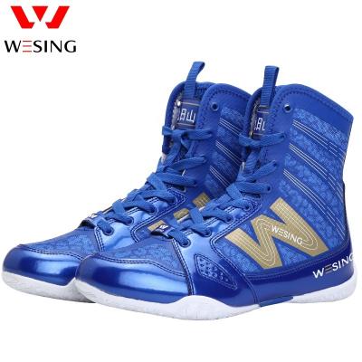 China Custom Made Professional TPU Wesing Manufacturers Boxing Shoes High Top Boxing Shoes For Boxing for sale