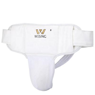 China Wesing Groin Guard Protector Male Martial Arts Karate Protective Groin Guard Custom White S/M/L/XL for sale