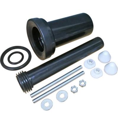 China Standard model Toilet PP Plastic Drainage Pipe Black Outlet Flush Straight Pipe for Bathroom and Toilet Fittings for Concealed Cistern for sale