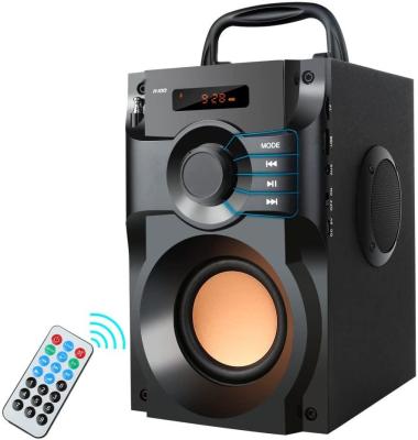 China Mini System Wholesales Subwoofer Wireless Stereo Sound Bass Wooden Outdoor Party Surround Speakers for sale