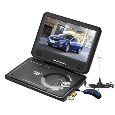 China 9.5 Inch LED 7.4v Home Rechargeable Battery Portable DVD Player with TV USB FM for sale