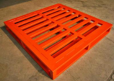 China Starke blaue orange reparable recyclebare Metallpalette, 15 - 30kg zu verkaufen