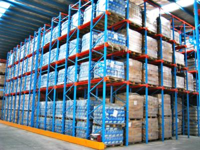 Cina Sistema commerciale di racking del metallo, azionamento resistente nel racking del pallet in vendita