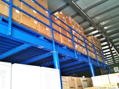 China Heavy Duty Powder Coated Industrial Mezzanine Floors Steel Fabrication for sale