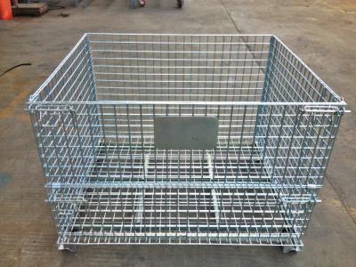 Chine Cage empilable de palette de grillage à vendre