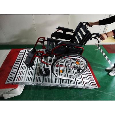 China Barrier Free Aluminum Bus Wheelchair Ramp Disability for sale