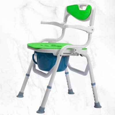 China Modern Hot Selling Adjustable Height Storage Toilet Toilet Easy Bath Chair For Handicapped for sale