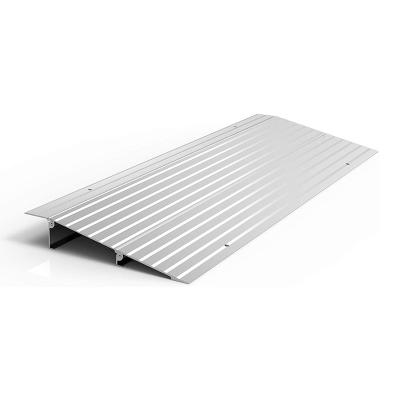 China Chinese Factory Hot Selling 2 Inch Aluminum Wheelchair Ramp Barrier Free For Home Entry Handicap Lightweight Portable Ramps for sale