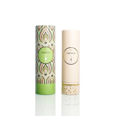 China Custom Cylinder Eco-Friendly Packaging Biodegradable Paperboard Aromatherapy Cardboard Biodegradable Paper Tube for sale