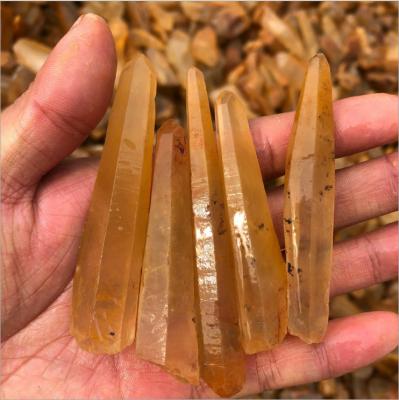 China China Wholesale Rough Stone Yellow Mineral Specimen Crystal Therapy Stone Yellow Specimen for sale