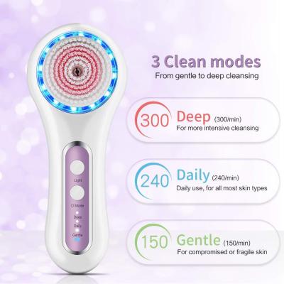 China Hot Selling Makeup Refillable Waterproof Remover Brush Deep Cleansing Facial Massage Cleansing Soft Facial Cleansing Brush for sale