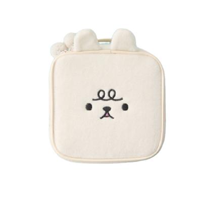 China Fashion Girly Heart Plush Bear Patterns Ladies Cosmetic Bag Cosmetic Bag Variety for sale