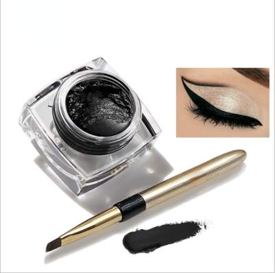 China Black Eyeliner Pen Waterproof Durable Brush Eyeliner Non Smudge Waterproof Eyeliner for sale