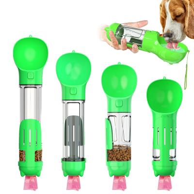 China New Selling Sustainable Well Type Pet Water Bottle With Food Water Feeder Portable Pet for sale