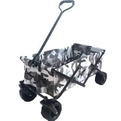 China PVC Coated Collapsible Folding Trolley Utility Cart Collapsible Cart For Camping for sale