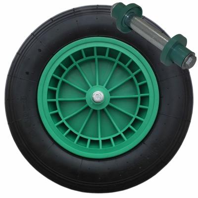 China Building material stores wholesale pneumatic rubber wheel 3.50-8 for wheelbarrow for sale