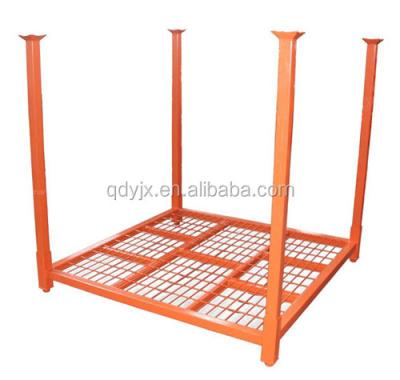 China Foldable And Stackable Tire Pallet Metal Corrosion Protection Rack for sale