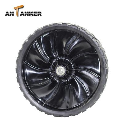 China Antanker Semi-pneumatic plastic wheel with after-sales service replacement lawn mower wheel MTD 634-04601 for sale