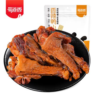 China ShuDaoXiang Duck Legs Spicy Food 100g OEM Roast Duck Snack Wholesale China Normal Hot Spicy Braised Legs Yaxiaotui for sale