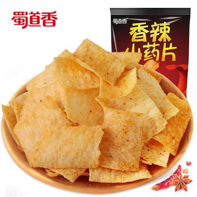 China Normal ShuDaoXiang 65g Per Bag 45Bags Per Carton Yam Puffed Snacks Chinese Spicy Yam Chips for sale